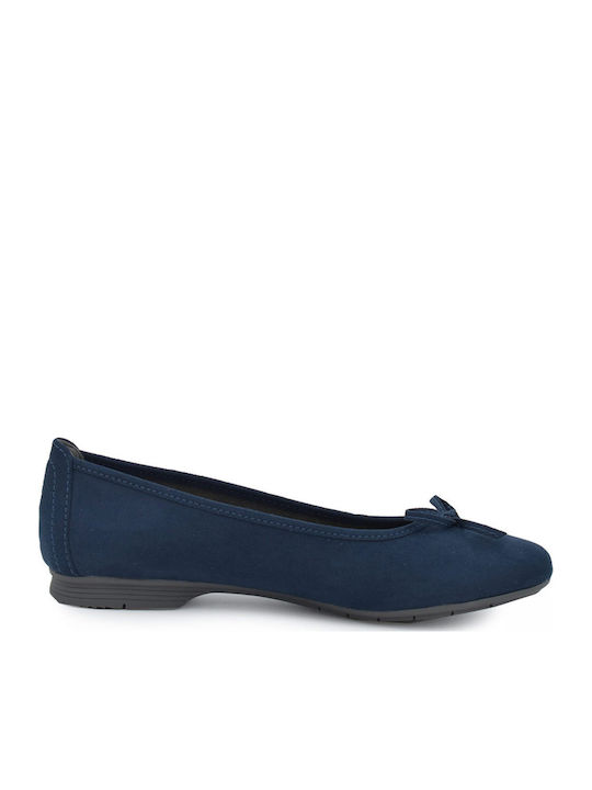 Damen Ballerinas in Blau Farbe