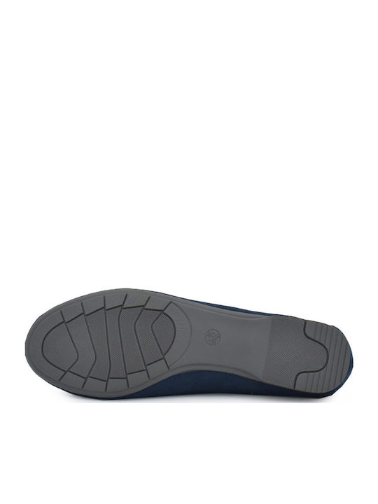 Damen Ballerinas in Blau Farbe