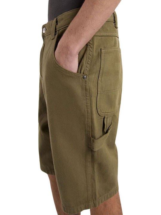 Garyville Men's Shorts Jeans Military Green