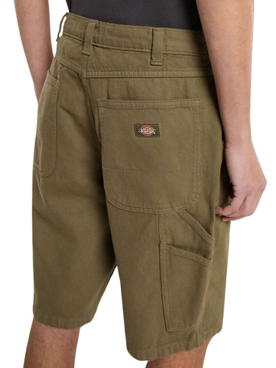 Garyville Men's Shorts Jeans Military Green