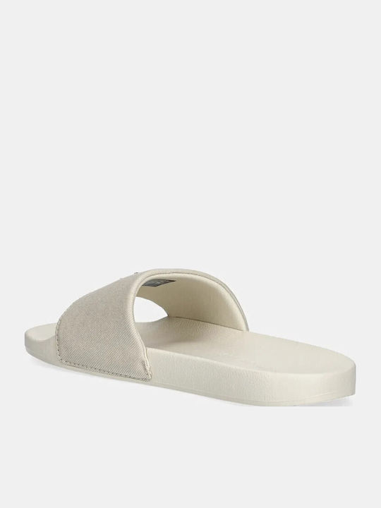 Women's Slides Beige