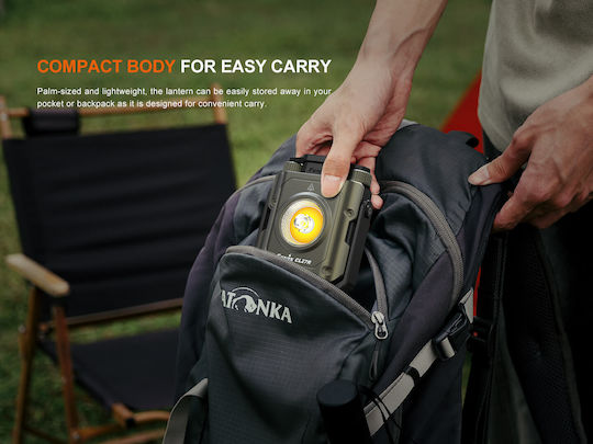 Fenix CL27R Φανάρι Led Επαναφορτιζόμενο για Camping με Φακό 1600lm Κόκκινο