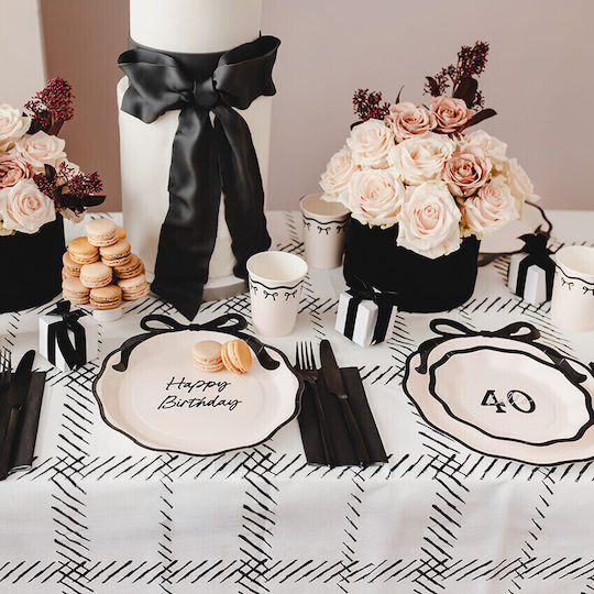 PartyDeco Happy Birthday Плоча за Парти 6 Бройки