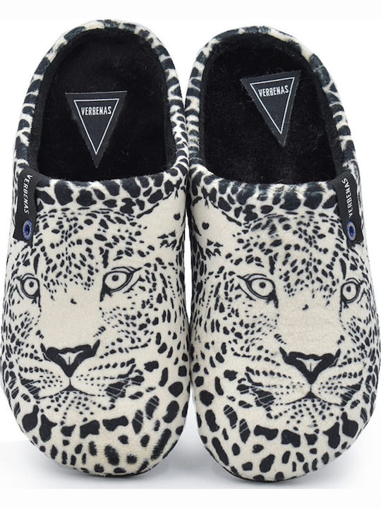 Anatomische Damen Hausschuhe Leopardo