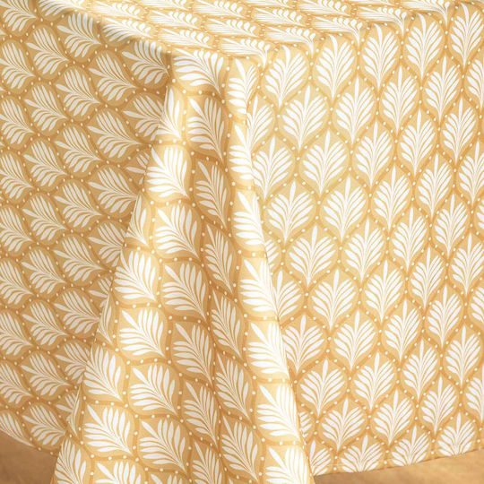 Tablecloth Stain Resistant L-c Davia Yellow 145x240cm