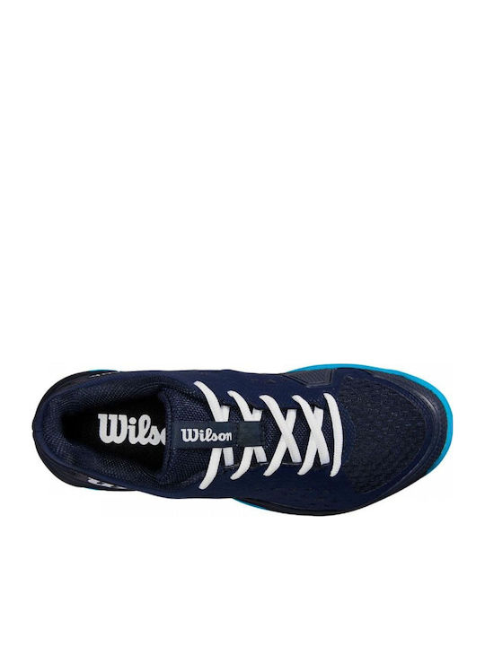 Wilson Rush Pro Pantofi Tenis Pentru Femei Pentru Curți Dure Albi