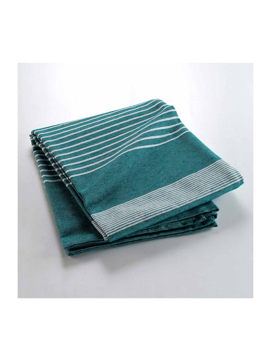 L-c Adele Pique Blanket Semi-Double 180x220cm Blue