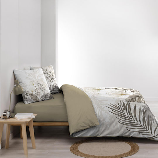 Duvet Cover Set Cotton Queen with 2 Pillowcases 240x220 L-c Bastille Bastille