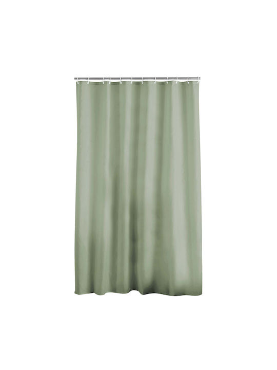 L-c Essencia Shower Curtain Fabric 180x200cm Sage