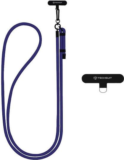 Techsuit Rope Crossbody Strap Rcs1-78 Phones Carabiner Nylon Braided Durable Adjustable Deep Space