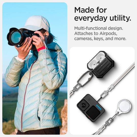 Spigen Universeller Crossbody-Gurt 2 1 Pack Perlenweiß Afa08368