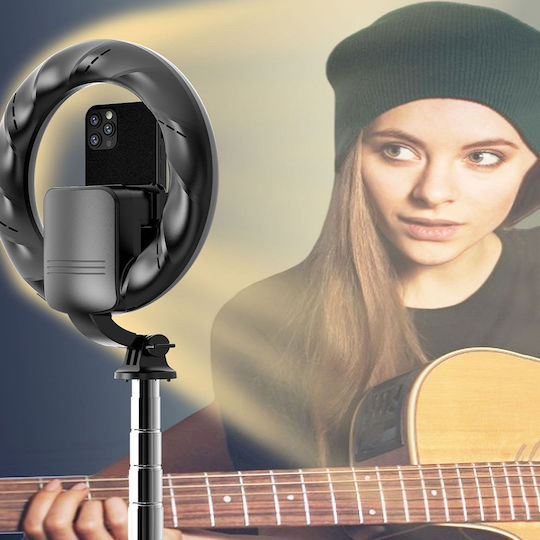 Techsuit Selfie Stick με Bluetooth / Τηλεχειριστήριο Γκρι