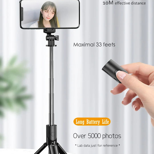 Techsuit Selfie Stick with Bluetooth S03 Black