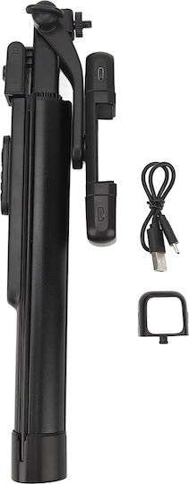 Techsuit Selfie Stick με Bluetooth / Τηλεχειριστήριο Μαύρο