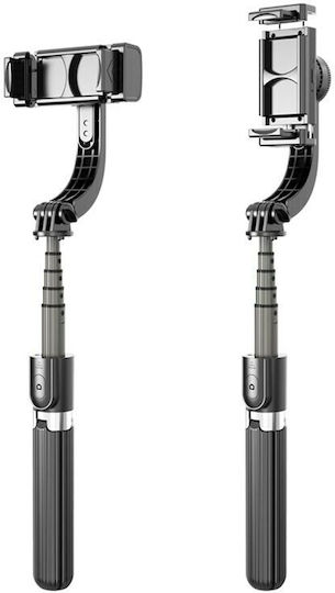 Techsuit Selfie Stick με Bluetooth / Τηλεχειριστήριο Μαύρο