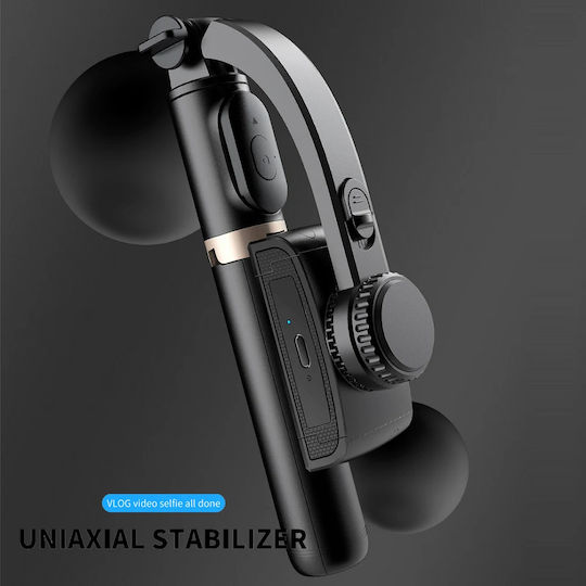Techsuit Selfie Stick με Bluetooth / Τηλεχειριστήριο Μαύρο