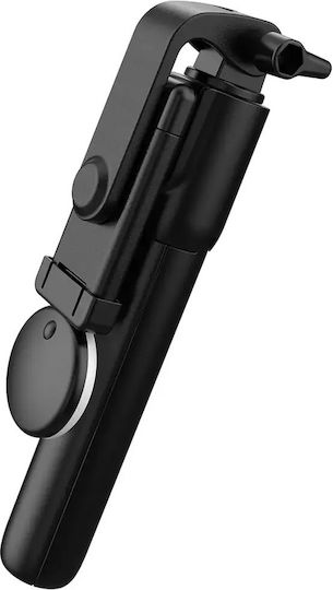 Hurtel Wr1yxs Selfie Stick με Bluetooth / Τηλεχειριστήριο Μαύρο