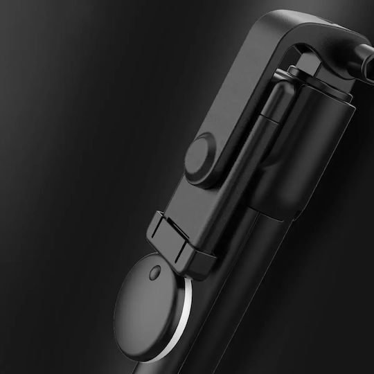 Hurtel Wr1yxs Selfie Stick με Bluetooth / Τηλεχειριστήριο Μαύρο
