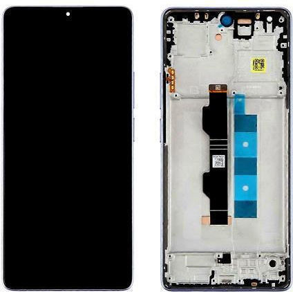 Xiaomi Οθόνη με Μηχανισμό Αφής και Πλαίσιο για Xiaomi Redmi Note 13 Pro 4G, Poco M6 Pro 4G (Μωβ)