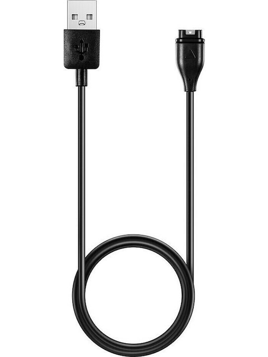 USB Table Charging and Data Cable Φορτιστής για Garmin Fenix 5/5 Plus Μαύρος