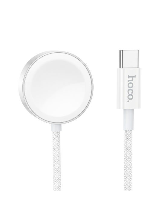 Hoco Cw59 Φορτιστής για Apple Watch, Samsung Watch Λευκός
