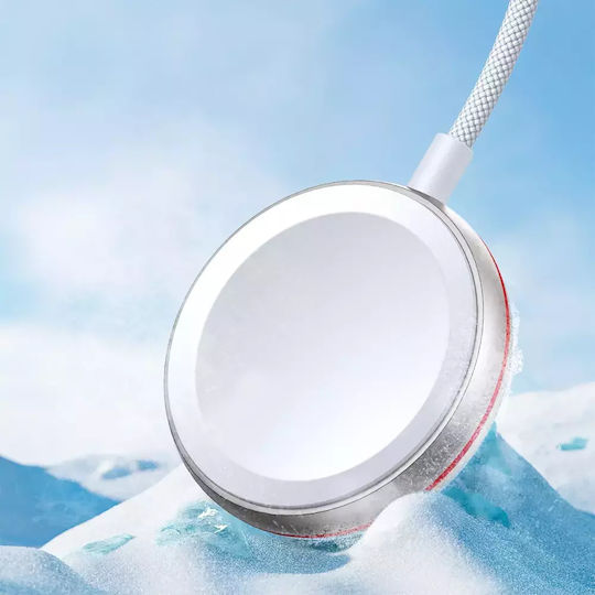 Joyroom Induktives Ladegerät 1,2m Tragbare Ladegeräte für Apple Watch Weiß