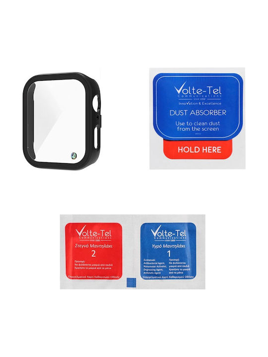 Volte-Tel Edge Cover with Key Пластмасов Калъф в Черен цвят за Huawei Watch Fit 3