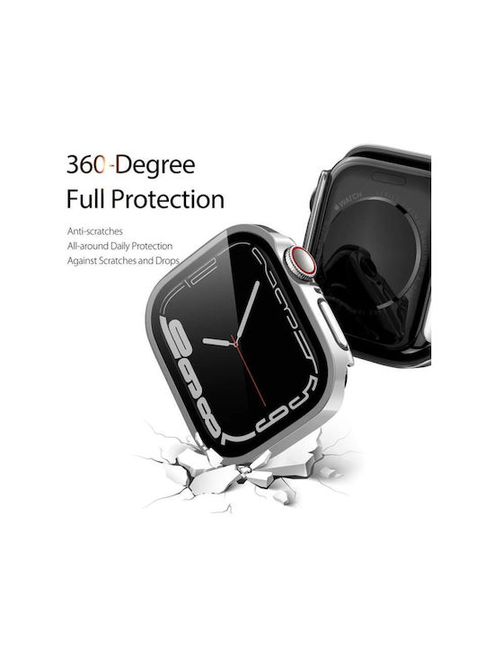 Dux Ducis Hamo Πλαστική Θήκη σε Ασημί χρώμα για Apple Watch 10 42mm