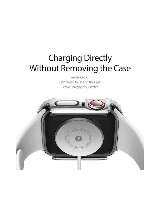 Dux Ducis Hamo Πλαστική Θήκη σε Ασημί χρώμα για Apple Watch 10 42mm