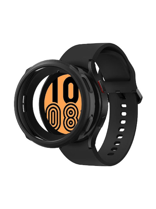 Spigen Liquid Air Silicone Case in Black color for Samsung Galaxy Watch 4 44mm