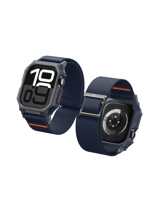 Spigen Lite Fit Pro Пластмасов Калъф Navy Blue за Apple Watch 10 46мм