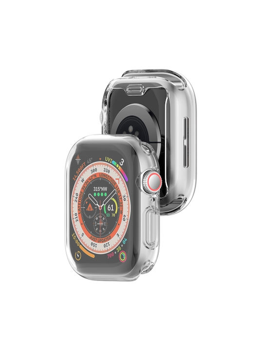 Прозрачен калъф за часовник от TPU с цялостно покритие за Apple Watch Series 10 46mm