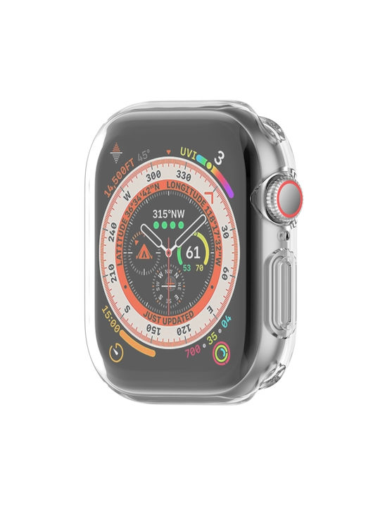 Прозрачен калъф за часовник от TPU с цялостно покритие за Apple Watch Series 10 46mm