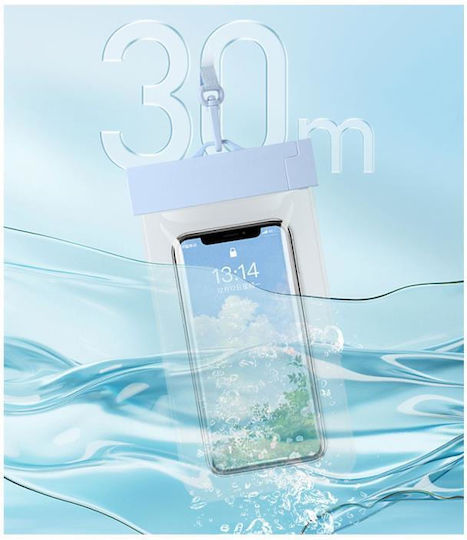 iNOS Waterproof Case up to 6.9" Transparent Lila