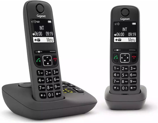 Gigaset AE690A Cordless Phone with Greek Menu Gray