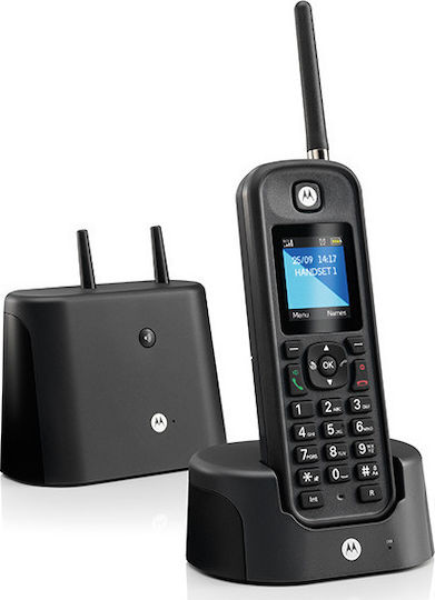 Motorola O201 Ασύρματο Τηλέφωνο Μαύρο