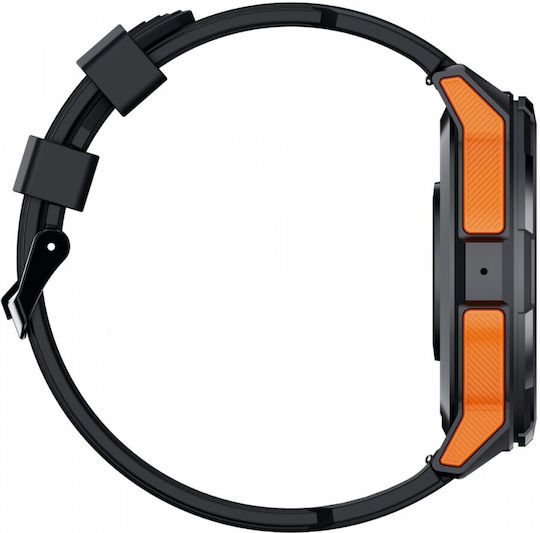 Oukitel BT10 Smartwatch (Black, Orange)
