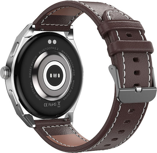 Kumi GT5 MAX Smartwatch με Παλμογράφο (Γκρι)