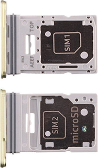 Υποδοχή Κάρτας Sim Κίτρινο για Samsung A556B Galaxy A55 5G