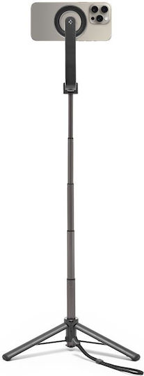 Selfie Stick (Mag Fit) | S571W Cell Phone Tripod Bluetooth with Light Black AMP07656