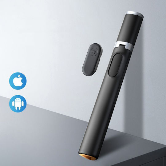 Tech-Protect L08S Selfie Stick Τρίποδο Κινητού Bluetooth Μαύρο