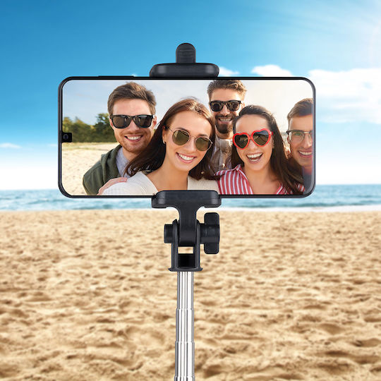 Grundig 80cm Selfie-Stick Τρίποδα Κινητών Bluetooth Schwarz