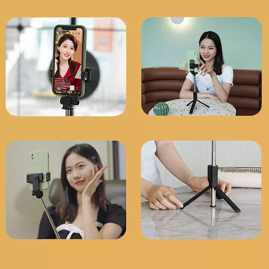 Селфи стик Hurtel Selfie Stick Wry1s телескопичен статив 0.7м телефон черен