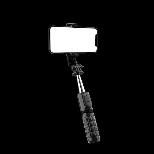Techsuit Q11 Selfie-Stick Tripod für Handy Bluetooth Grau
