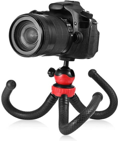 Mikamax Octopus 04837 Trepied Pentru Telefon Mobil Negru