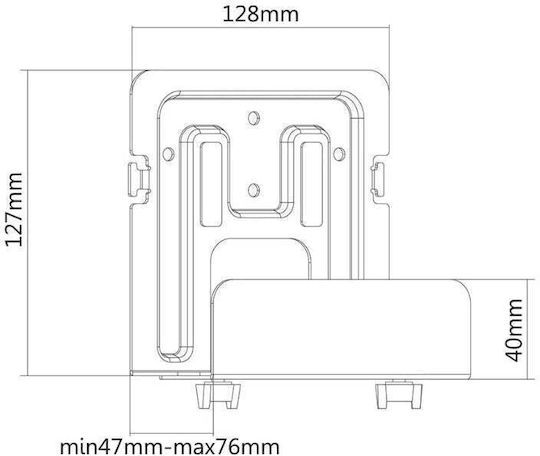 Neomounts DS15-540BL1 Βάση Tablet Γραφείου σε Μαύρο χρώμα