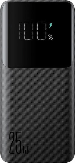 Joyroom JR-PBF20 Power Bank 10000mAh 25W με 2 Θύρες USB-A και Θύρα USB-C Power Delivery Μαύρο