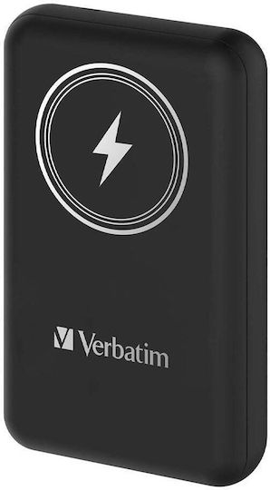 Verbatim Charge ‘n’ Go MagSafe Power Bank 10000mAh 15W Черен