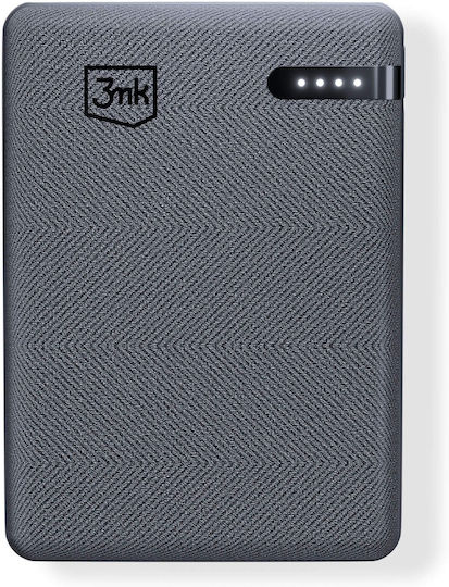 3MK Pocket Power Bank 5000mAh 12W mit USB-C Anschluss Gray