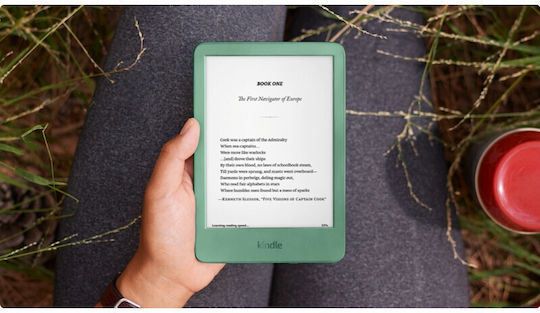 Amazon Kindle 2024 With Ads 6 Inch 16GB Matcha Green